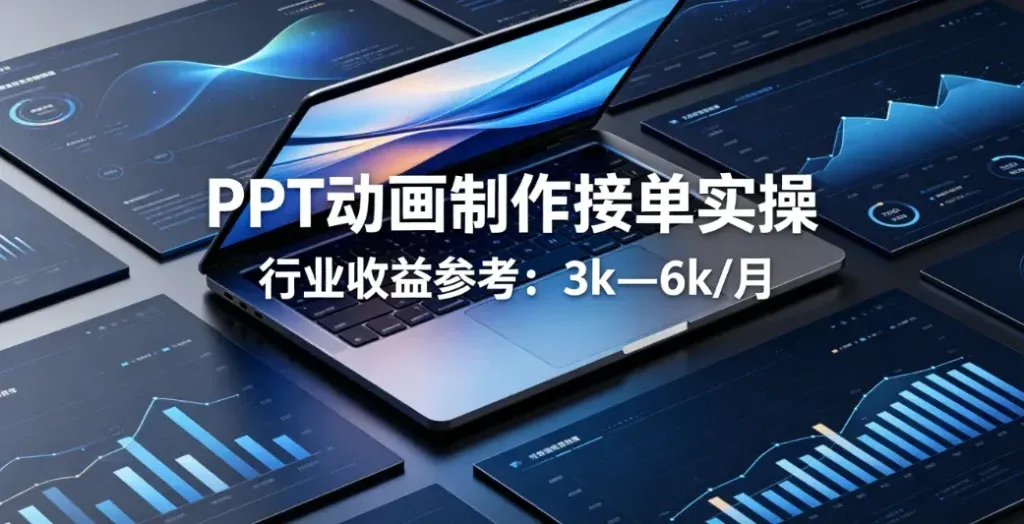 PPT动画制作接单实操：普通人靠ppt动画接单也能有收益