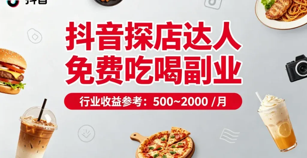 探店达人副业怎么做？免费吃喝还能赚零花钱的玩法