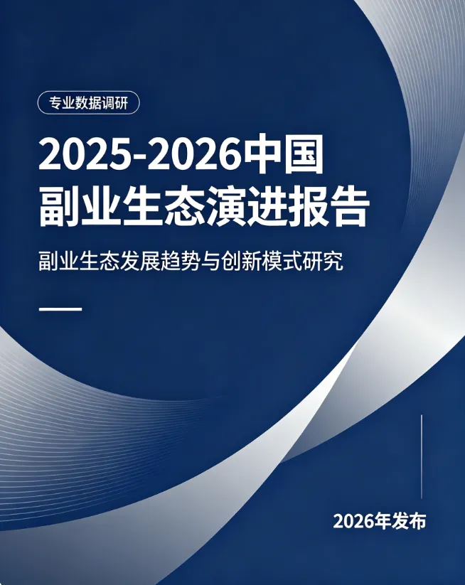 2025-2026中国副业生态演进报告：从”补充收入”到”组合式职业生涯”
