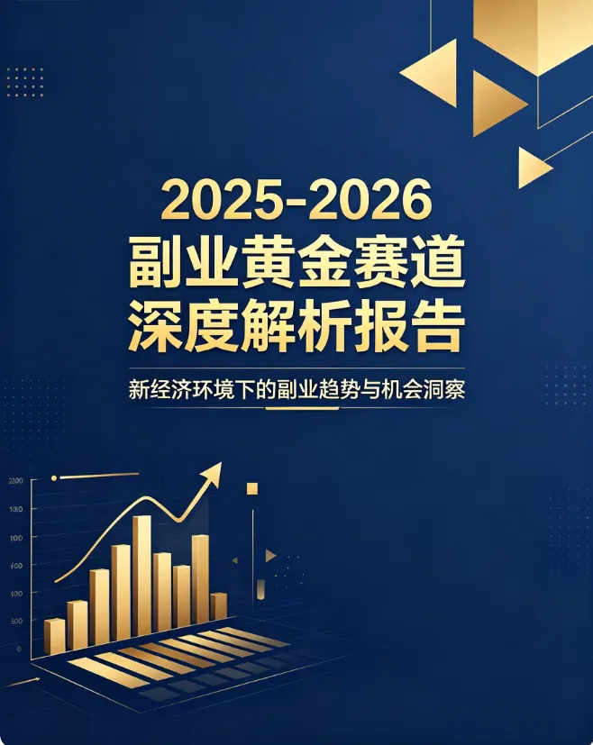 2025-2026副业黄金赛道深度解析报告：5大高潜力方向与避坑指南