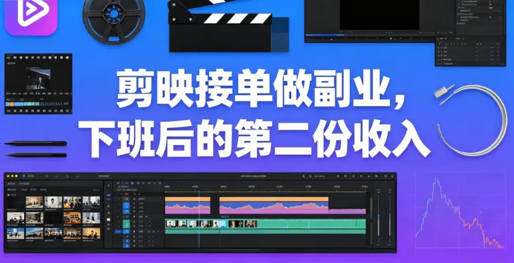 剪映接单做副业，新手也能快速上手