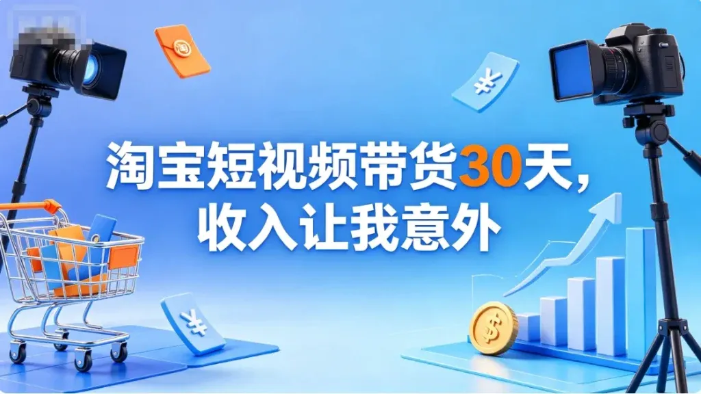 淘宝短视频带货，比你想的简单？