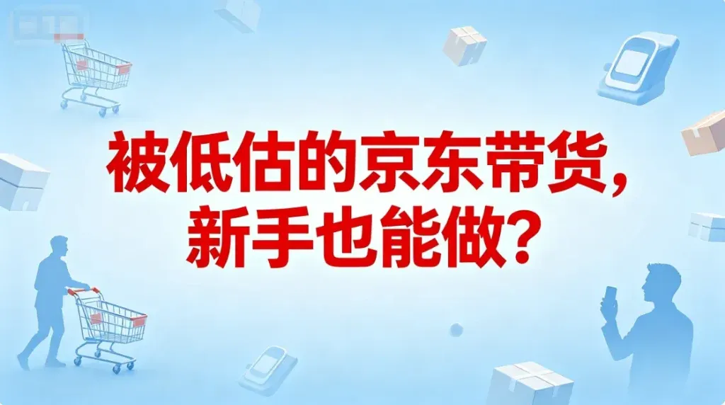 京东短视频带货，被低估的赚钱渠道？