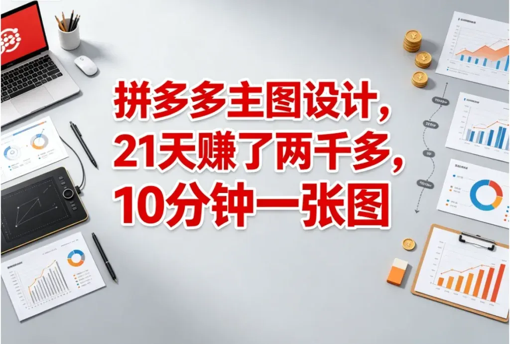拼多多主图设计，一张图几十块的兼职