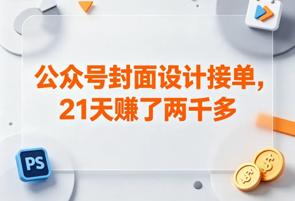 公众号封面图设计，一张图几十块的稳定副业