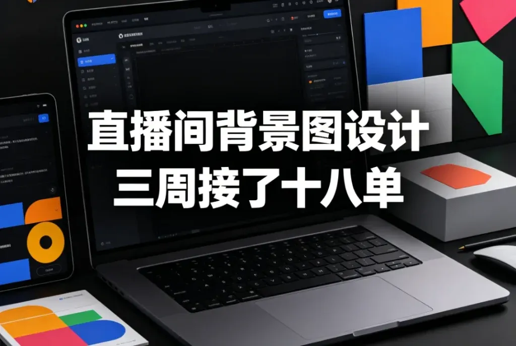 直播间背景图设计，一张图赚几十到几百