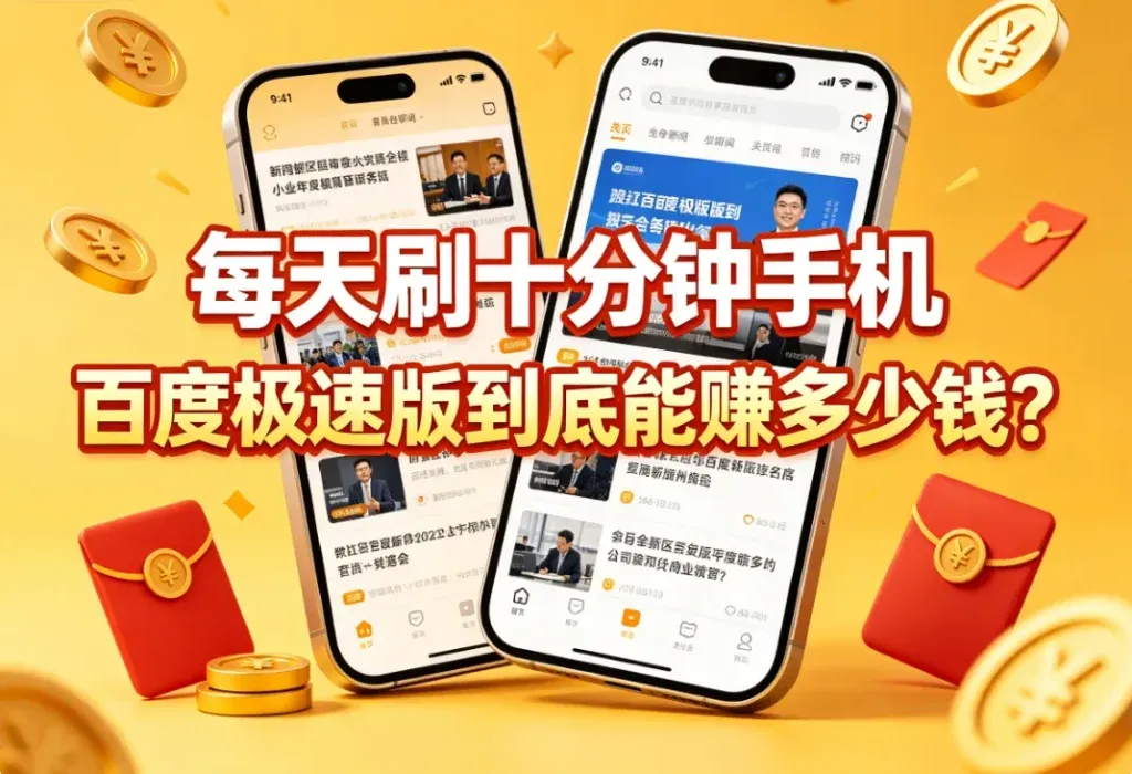 百度极速版看新闻，一天到底能赚多少？
