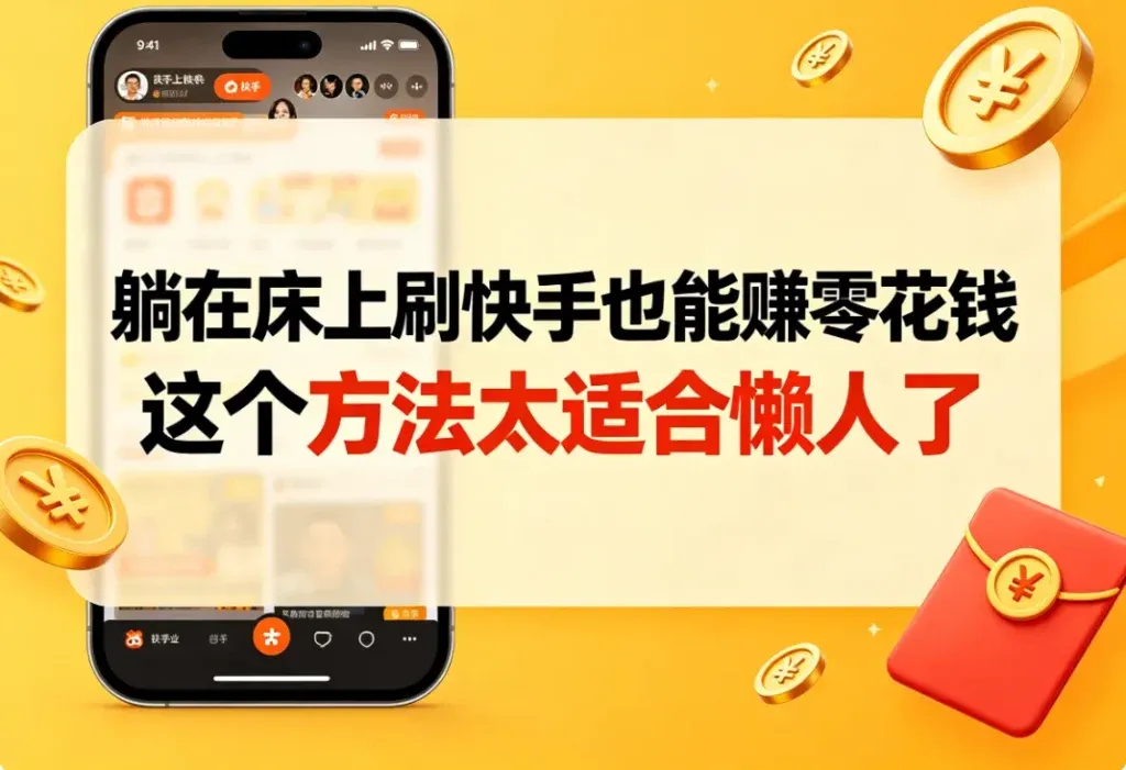 快手直播间挂机赚金币，一天能赚多少？