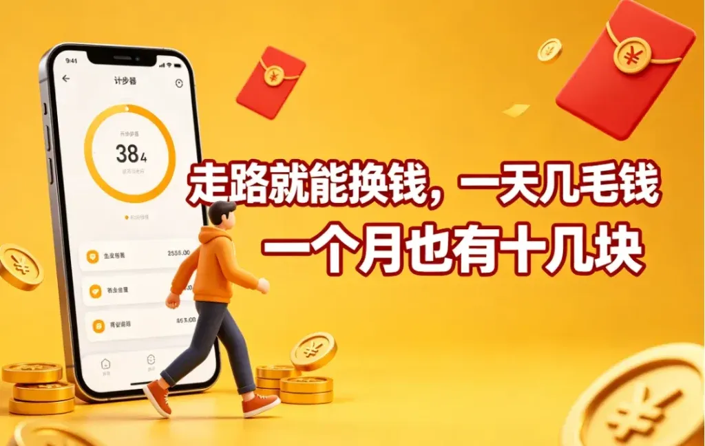 走路就能赚钱？实测一天能换多少？