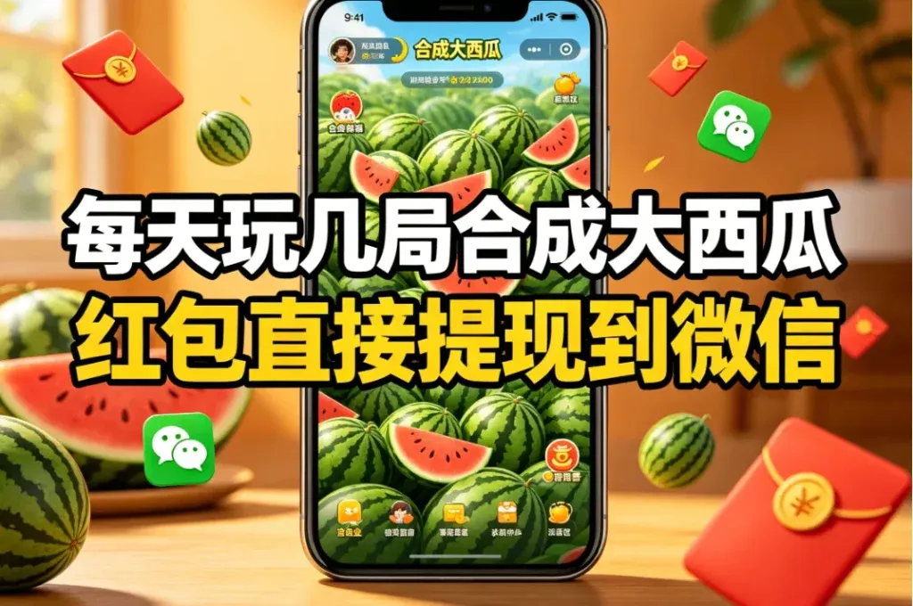 合成大西瓜也能提现？实测能换多少钱？