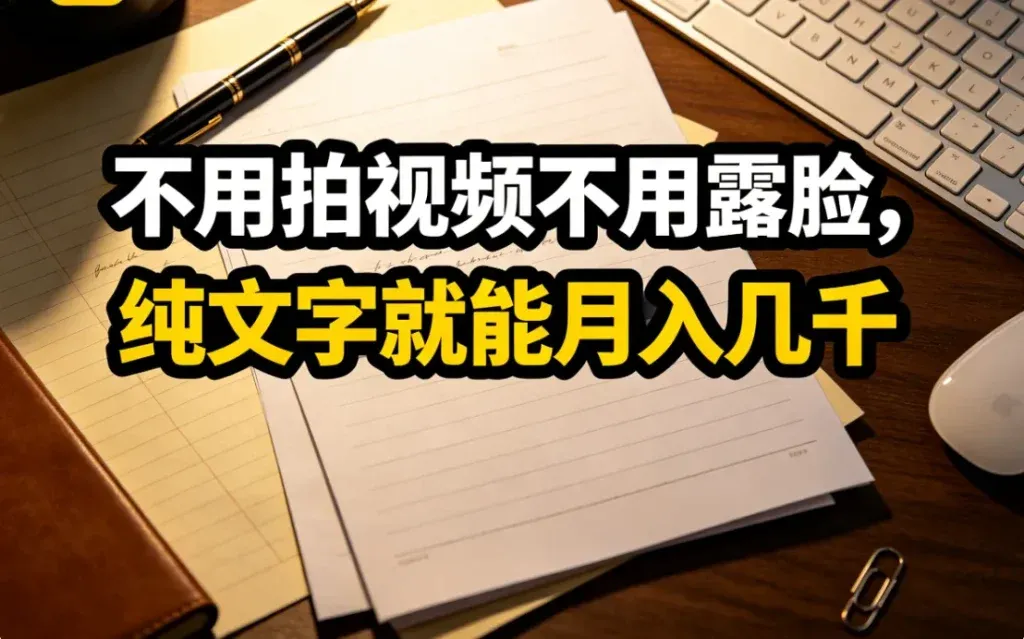 公众号写图文，靠流量主月入几千块