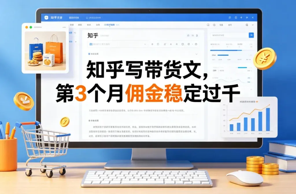 知乎写带货文，佣金真能到手